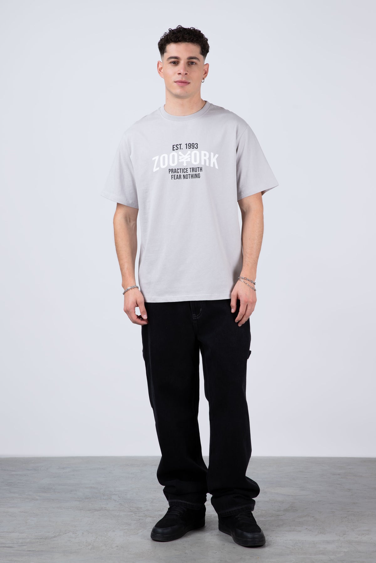 Polera Manga Corta Master Gris
