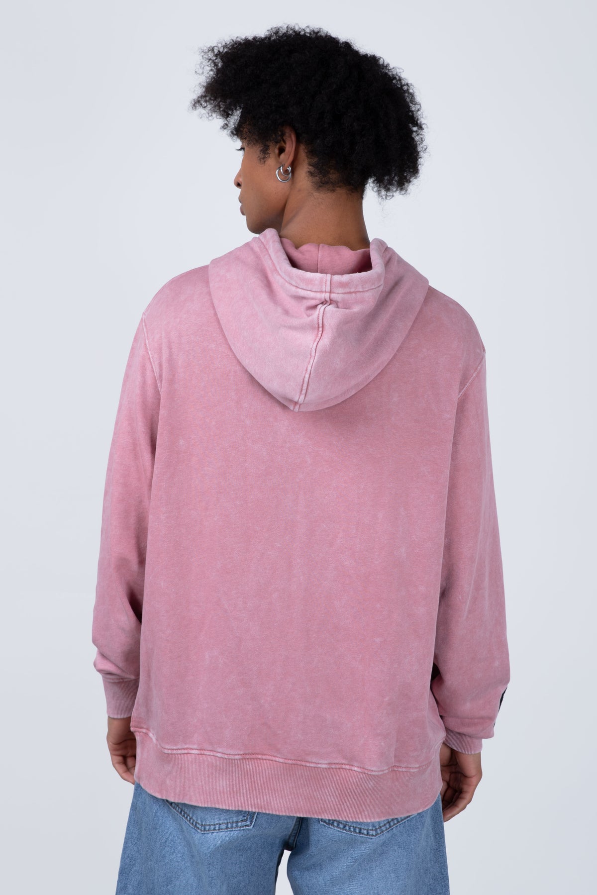 Poleron Con Cuello Greyscale Rosado