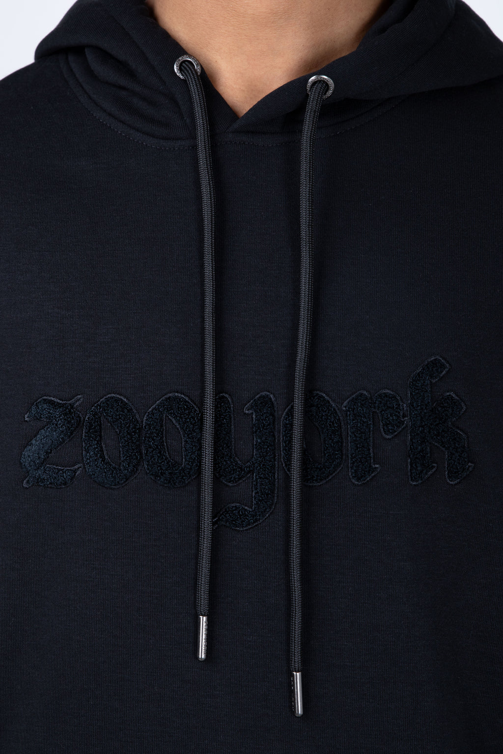 Poleron Con Cuello Greyscale Negro