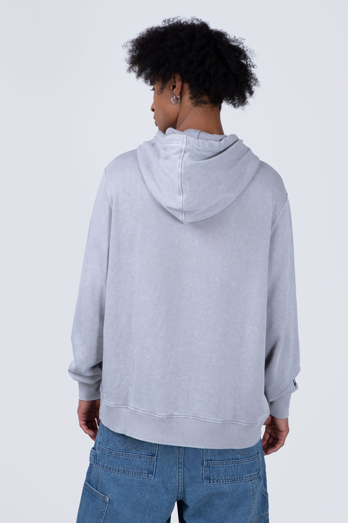 Poleron Con Cuello Greyscale Gris