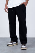 Jogger Straight Greyscale Negro