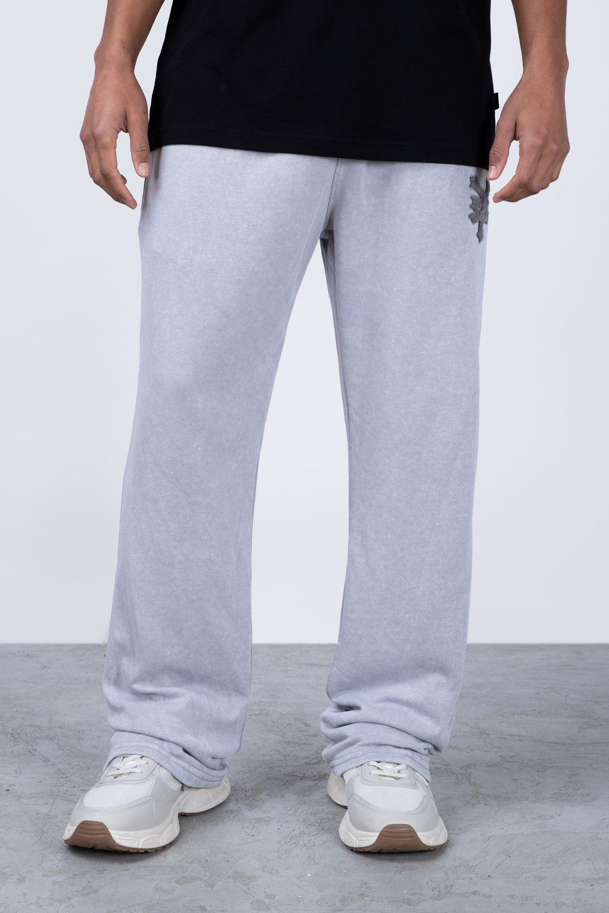 Jogger Straight Greyscale Gris