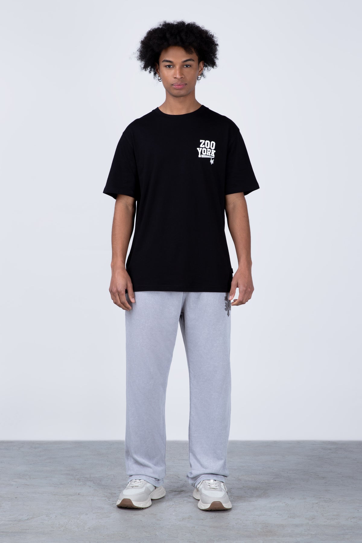 Jogger Straight Greyscale Gris