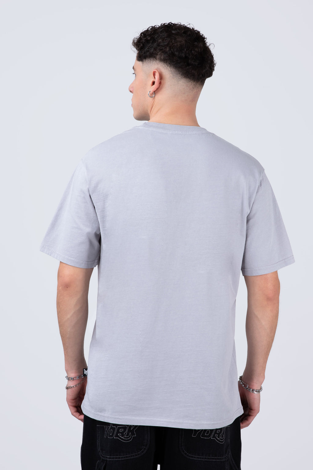 Polera Manga Corta Greyscale Gris