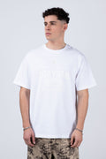 Polera Manga Corta Number Blanco