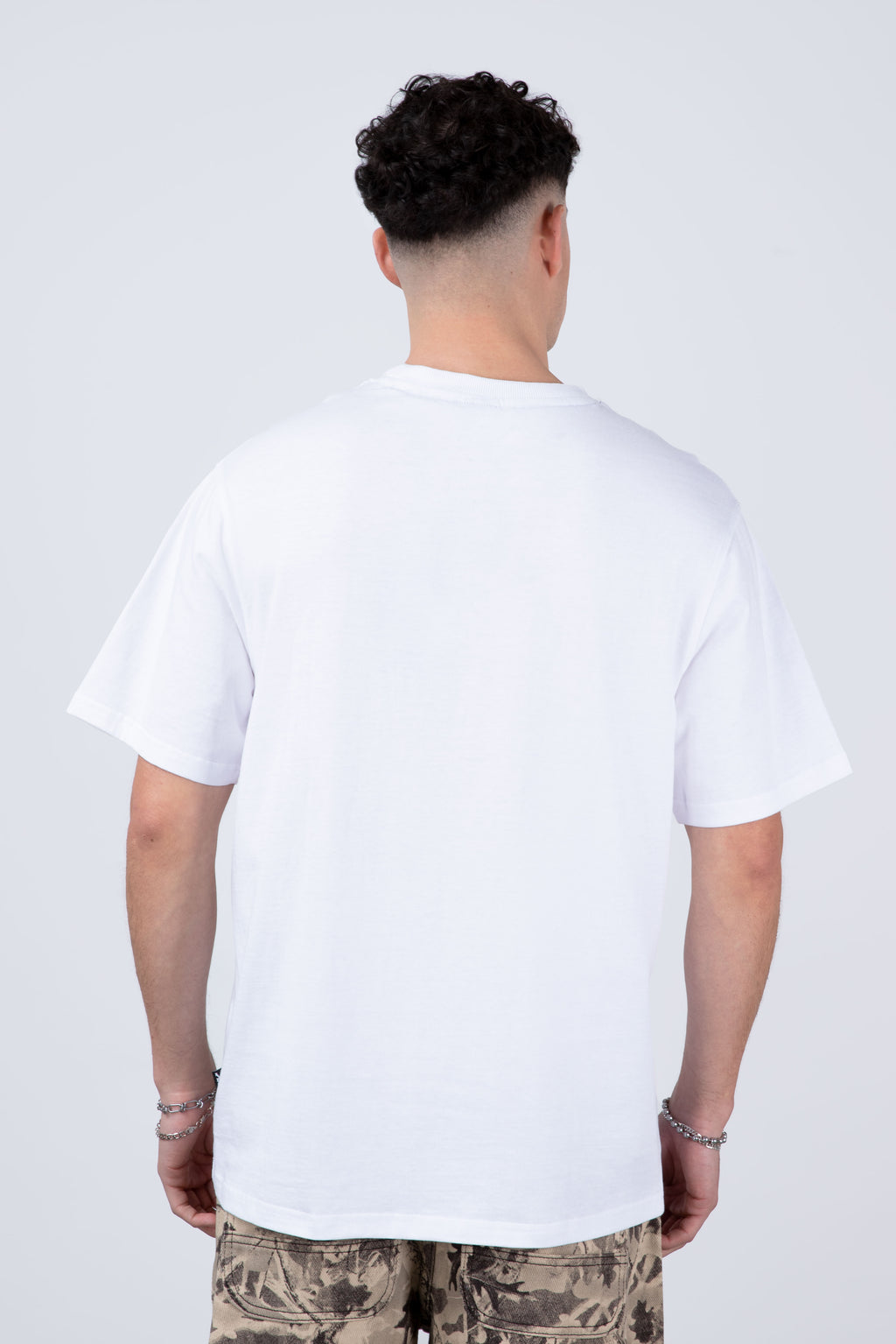 Polera Manga Corta Number Blanco