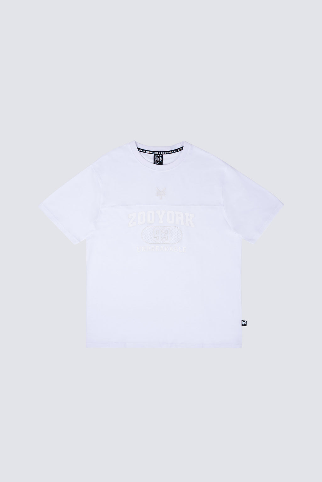 Polera Manga Corta Number Blanco