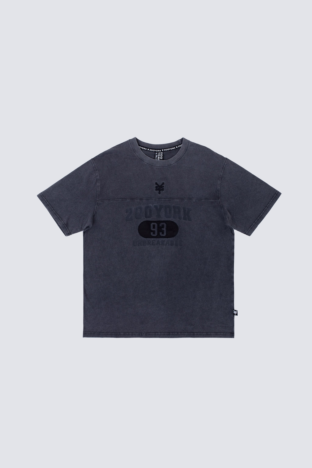 Polera Manga Corta Number Gris