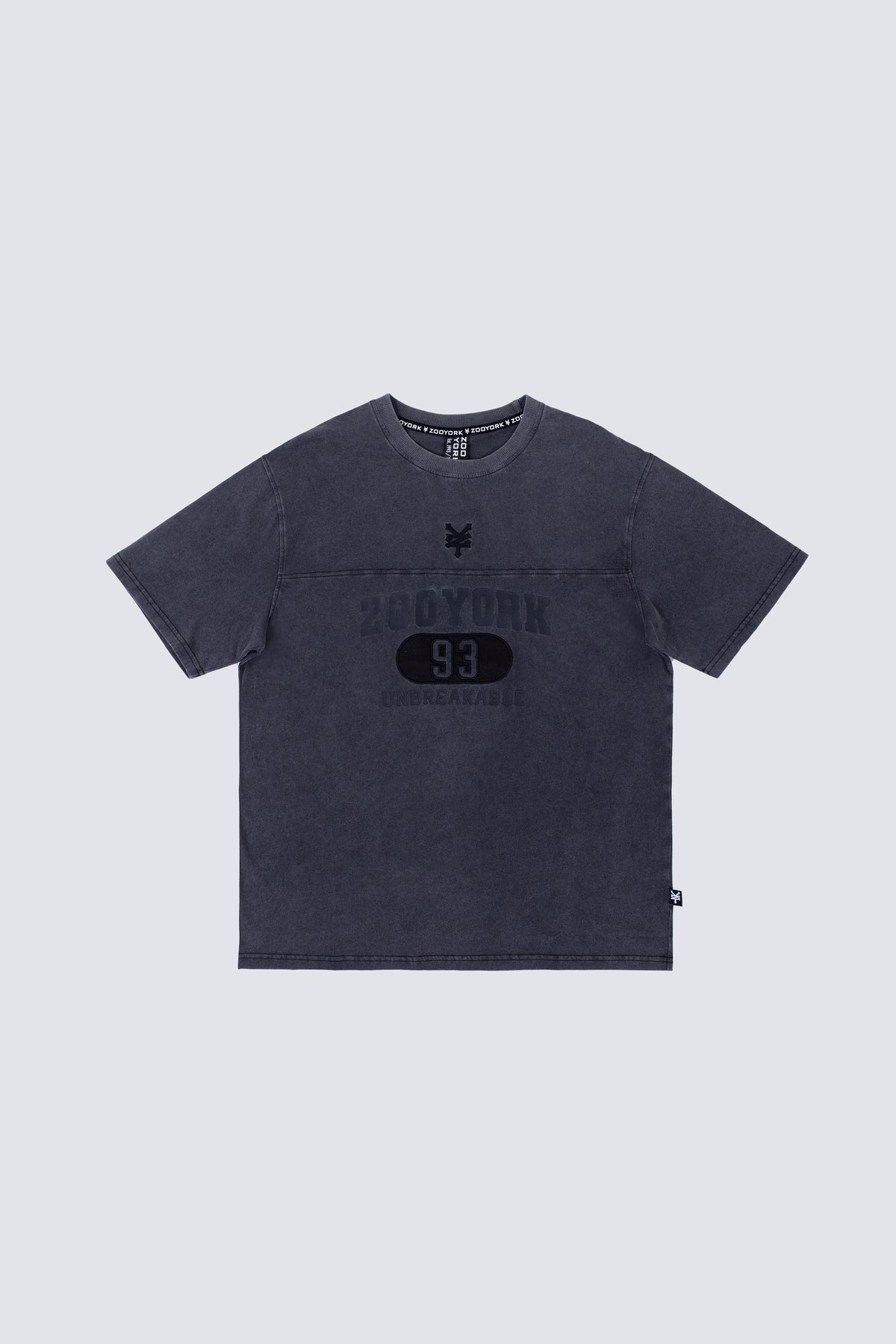 Polera Manga Corta Number Gris
