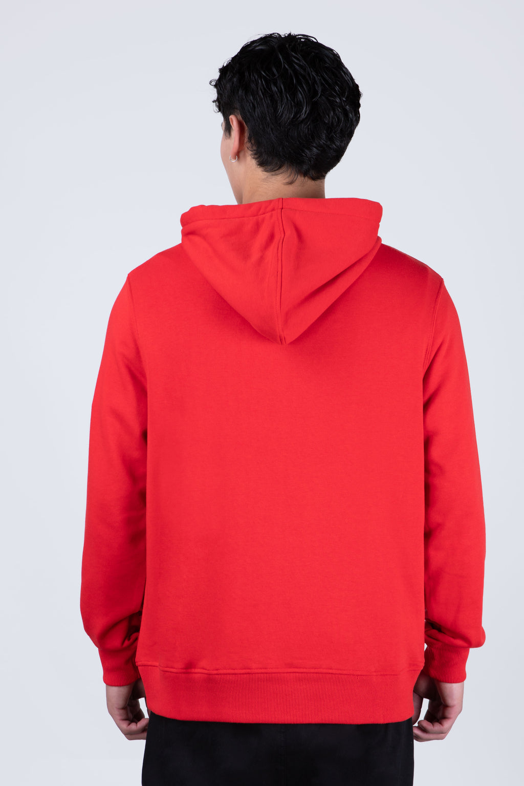 Poleron Con Gorro Newyork Rojo