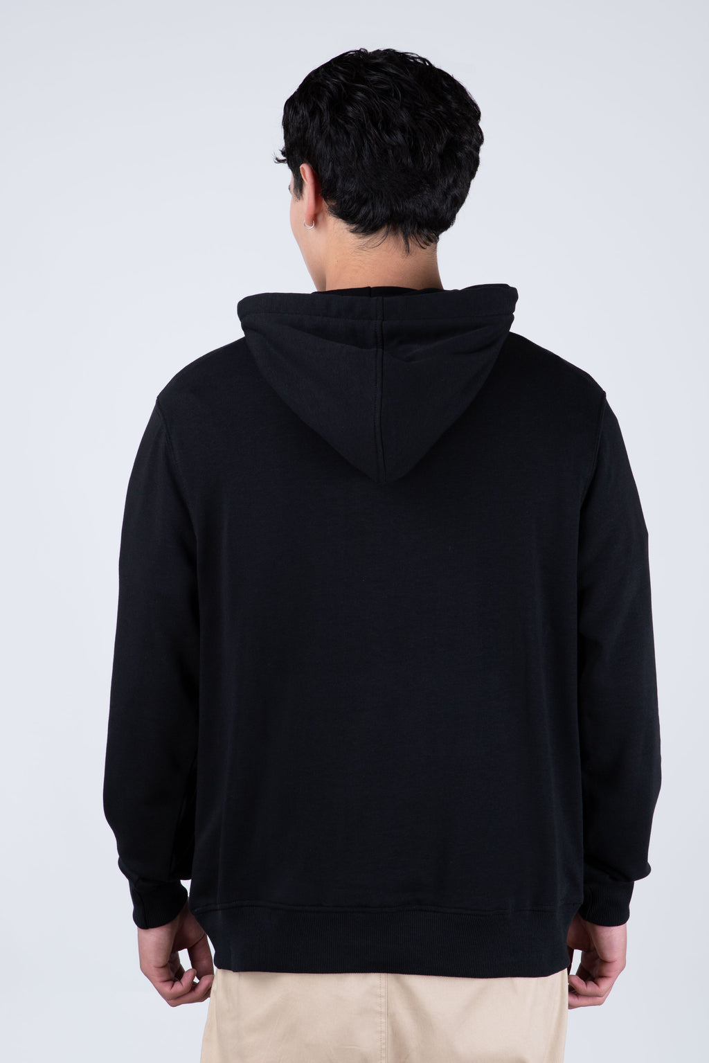 Poleron Con Gorro Earth Negro