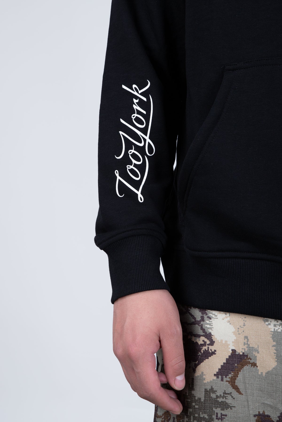 Poleron Con Gorro Liberty Negro