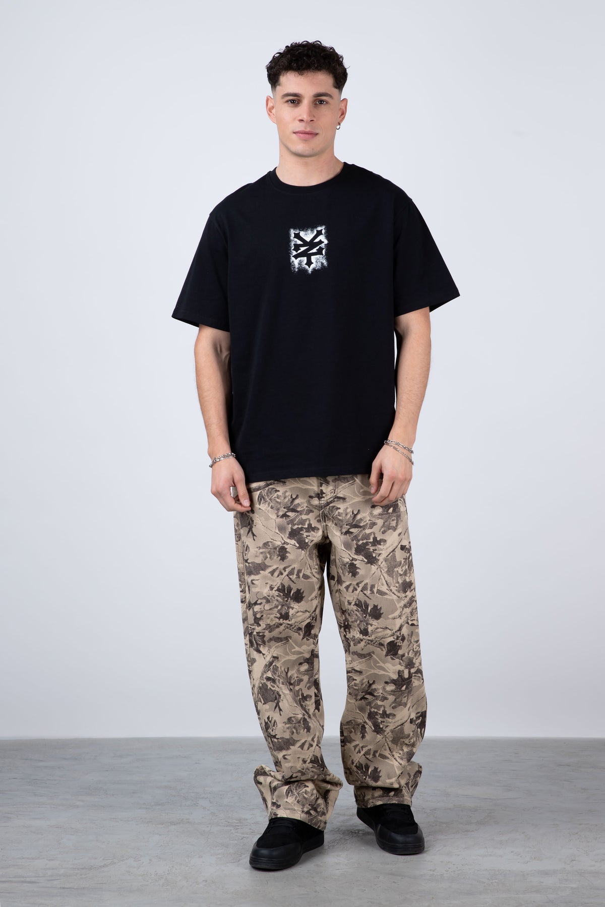 Polera Manga Corta Fourly Negro