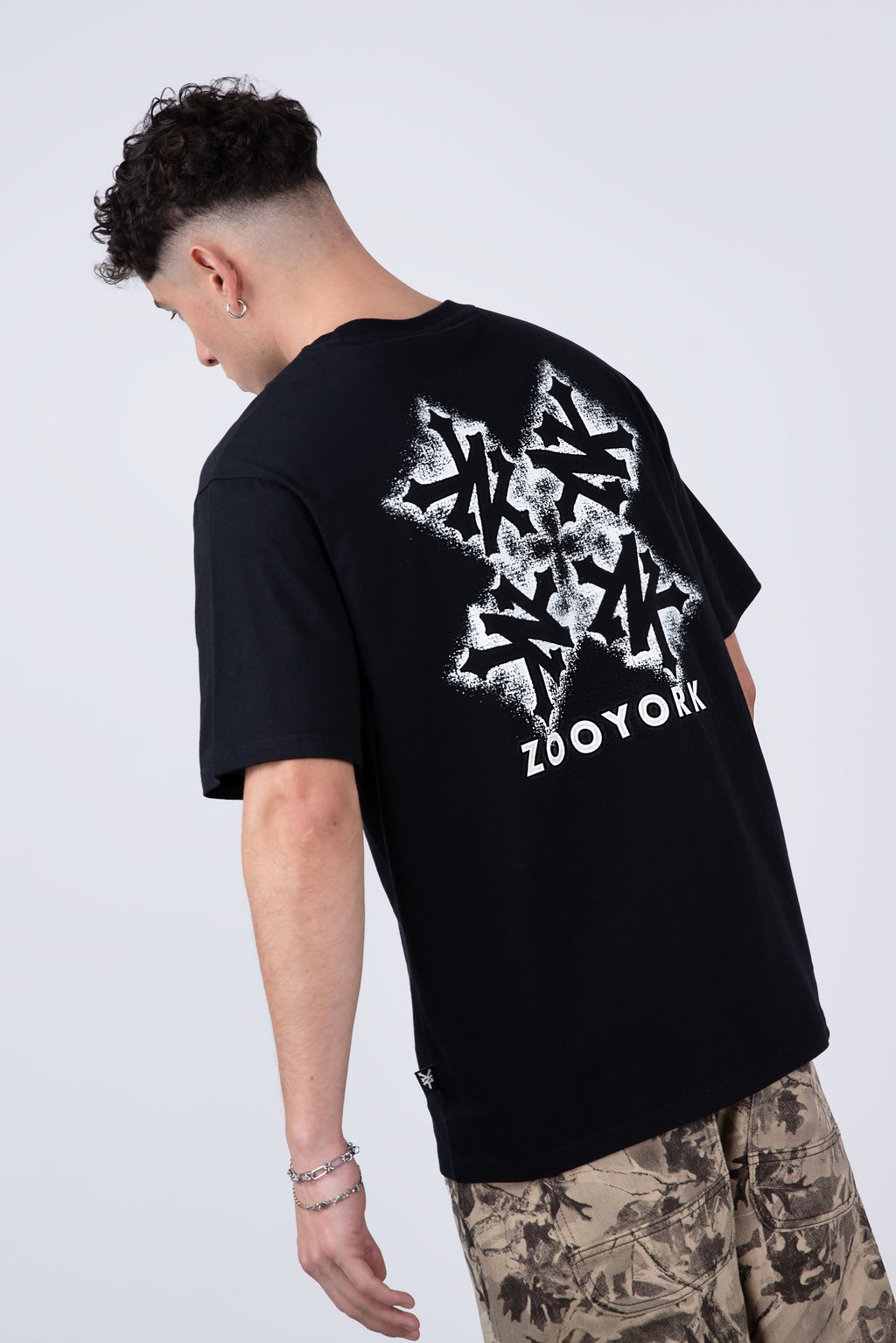 Polera Manga Corta Fourly Negro