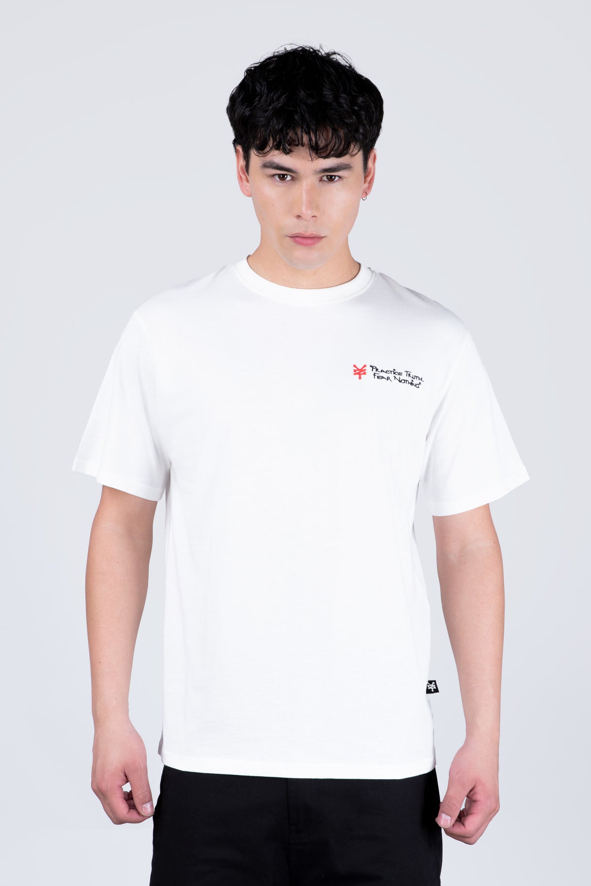 Polera Manga Corta Bilogo Blanco