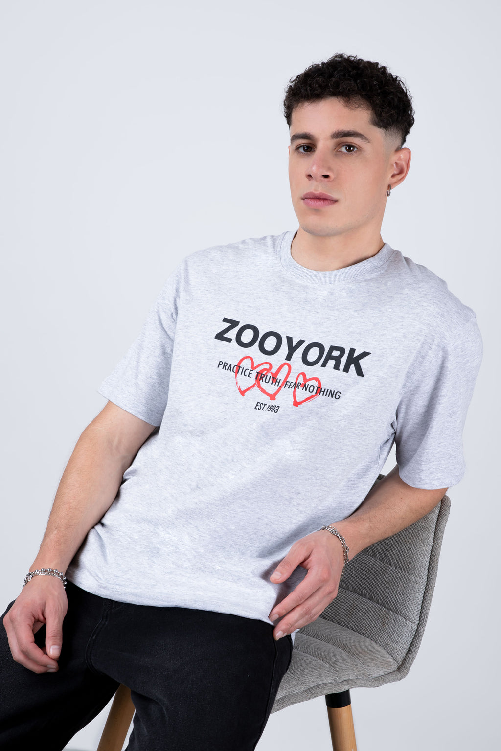 Polera Manga Corta Sinx Gris