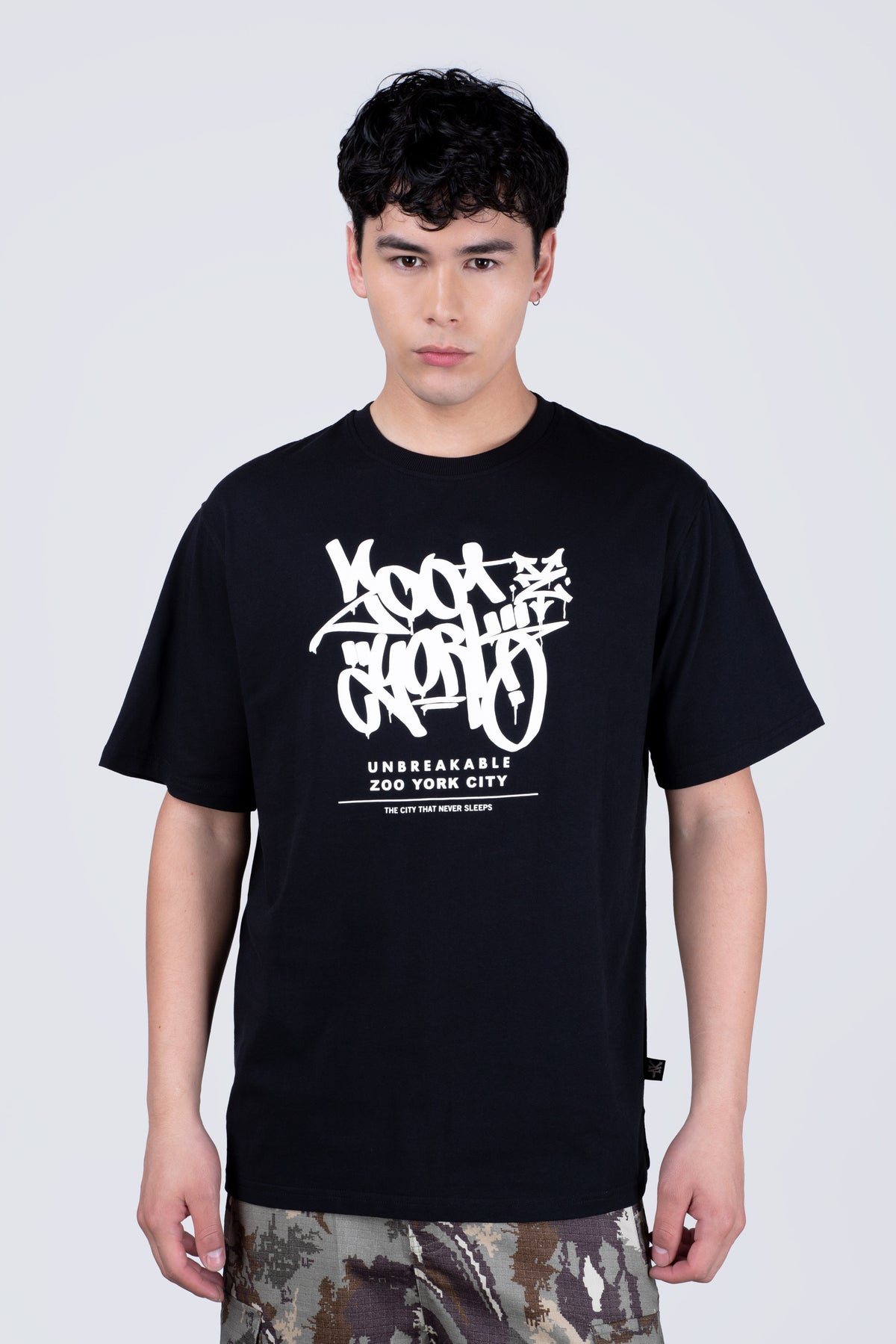 Polera Manga Corta Magic Negro