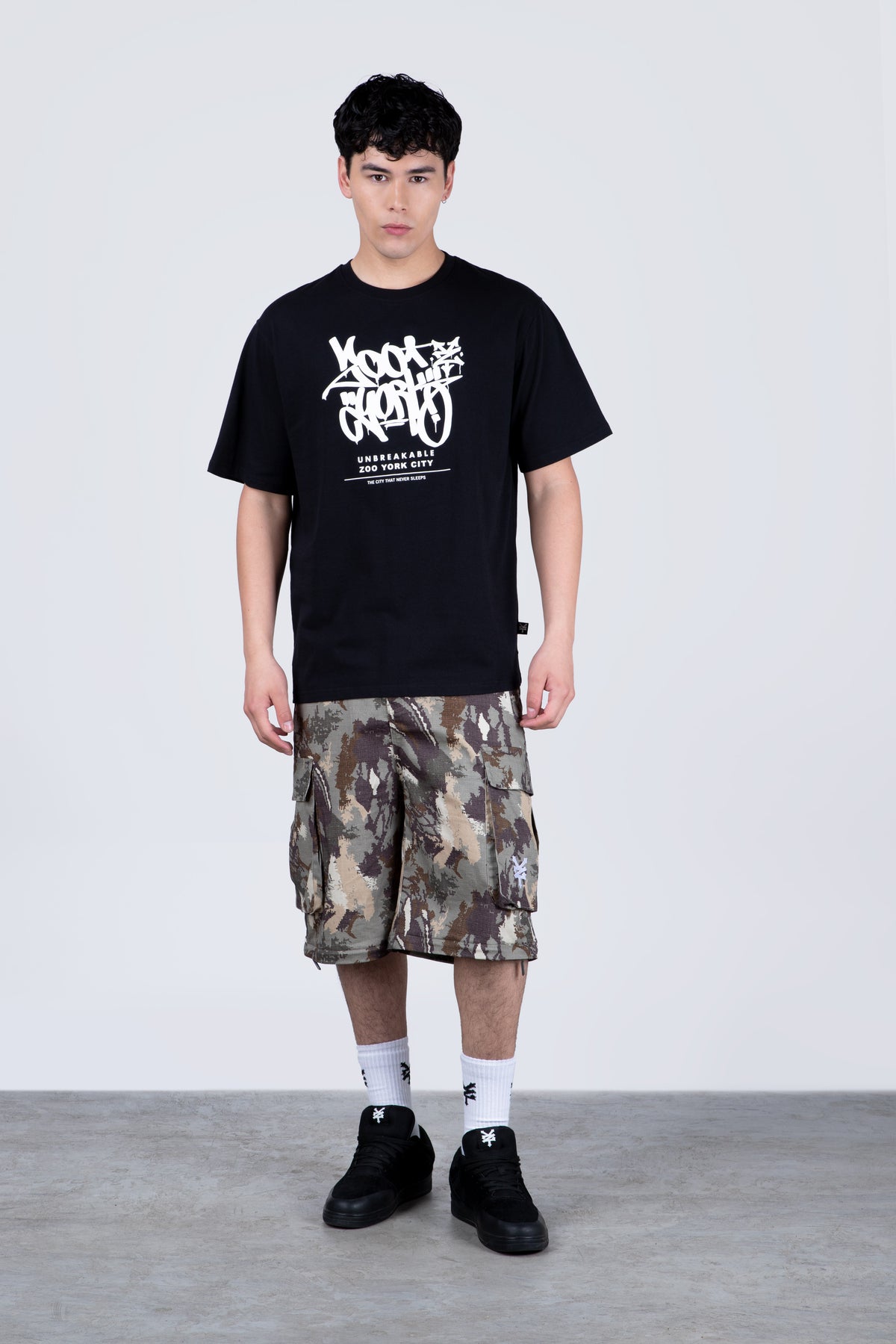 Polera Manga Corta Magic Negro