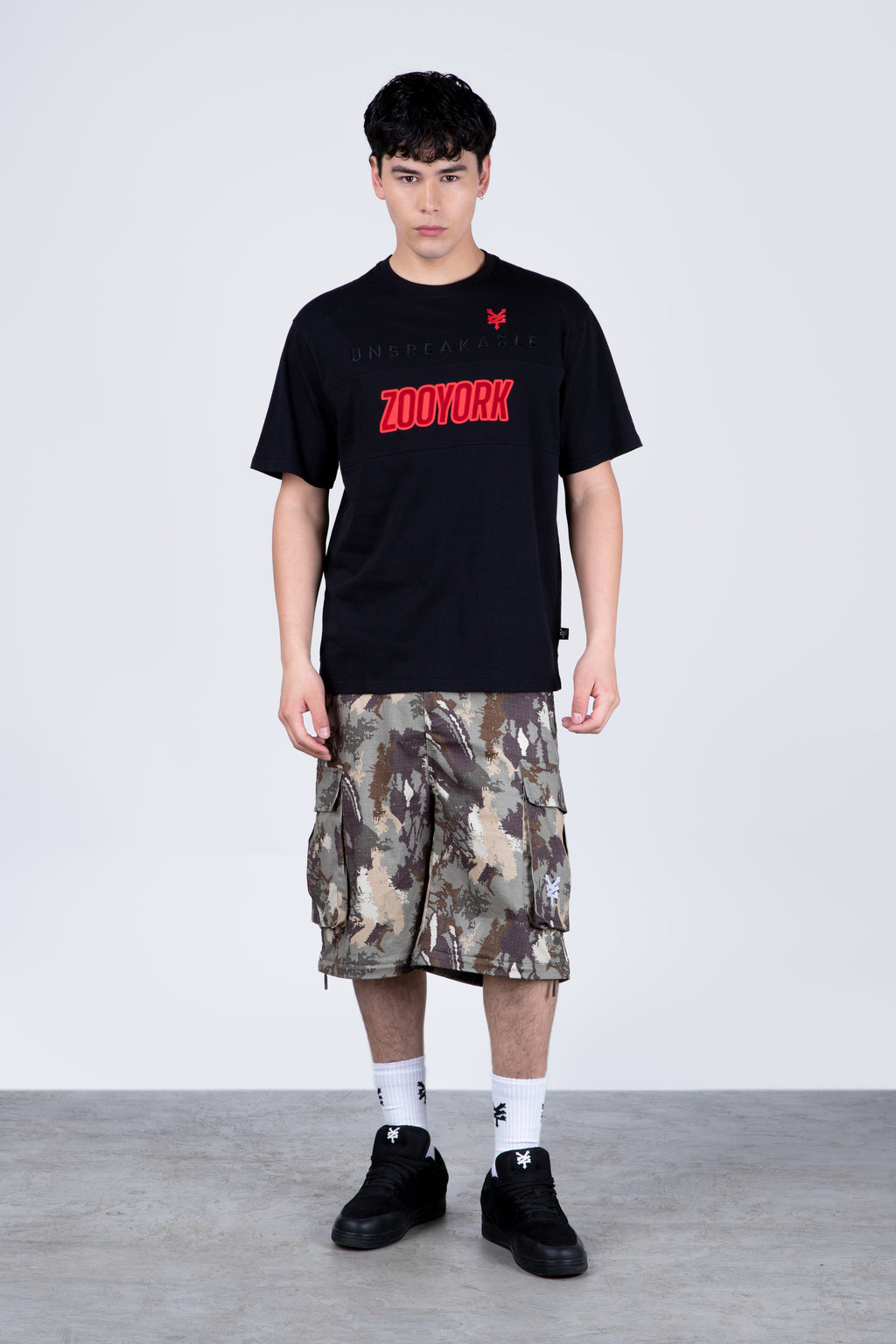 Polera Manga Corta Elemento Negro
