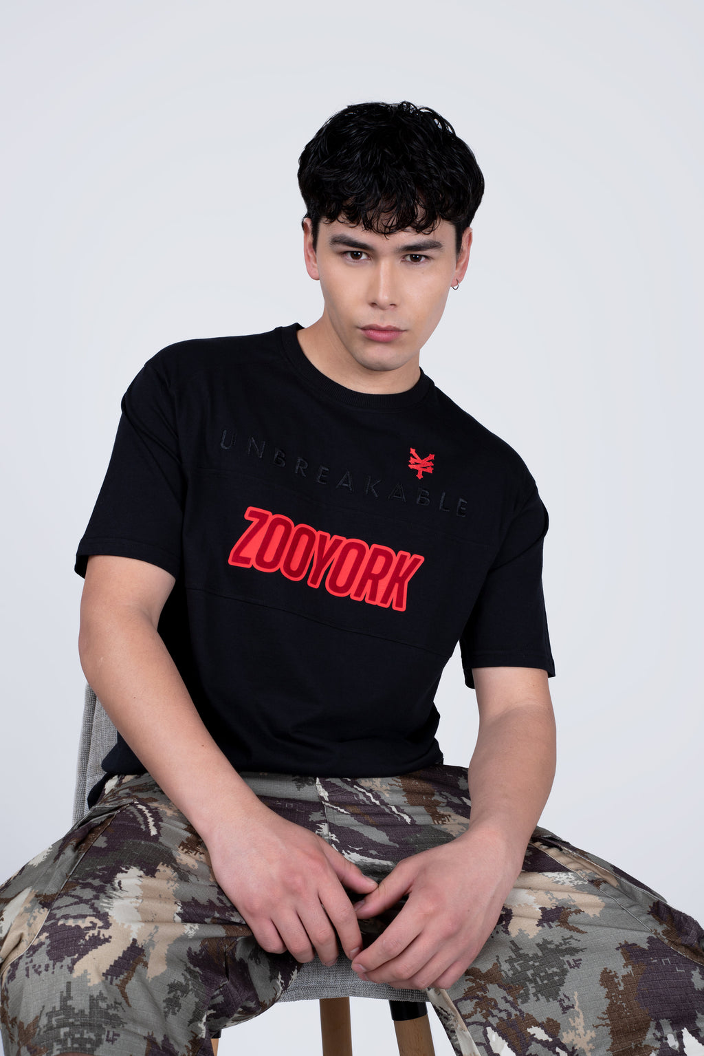 Polera Manga Corta Elemento Negro