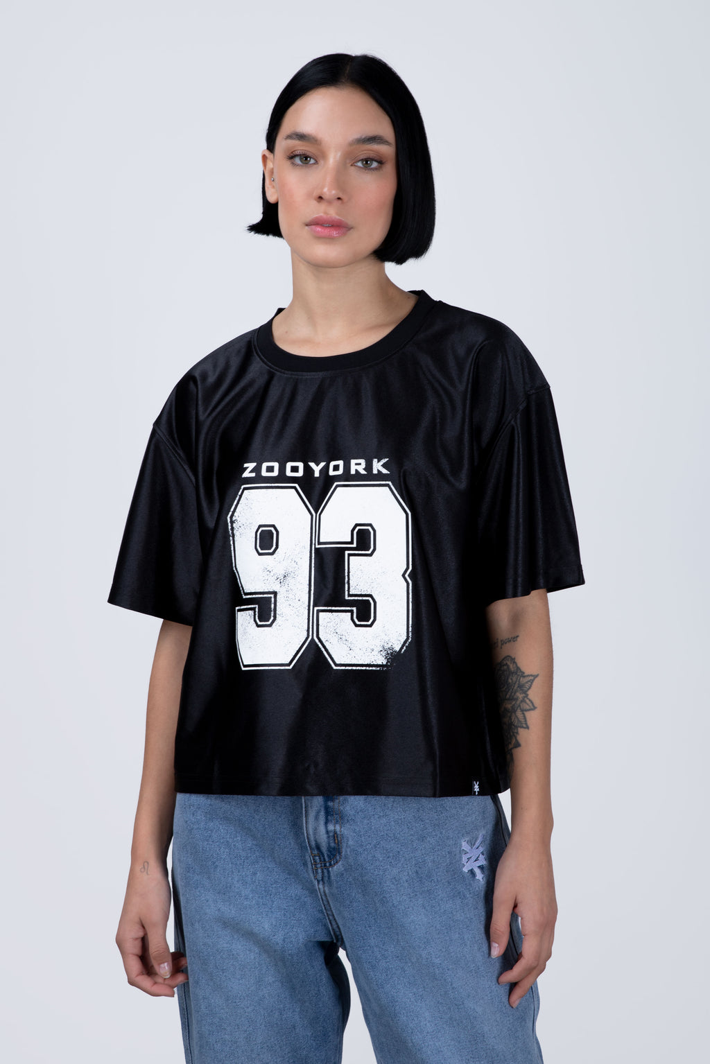 Polera Manga Corta Beast Negro