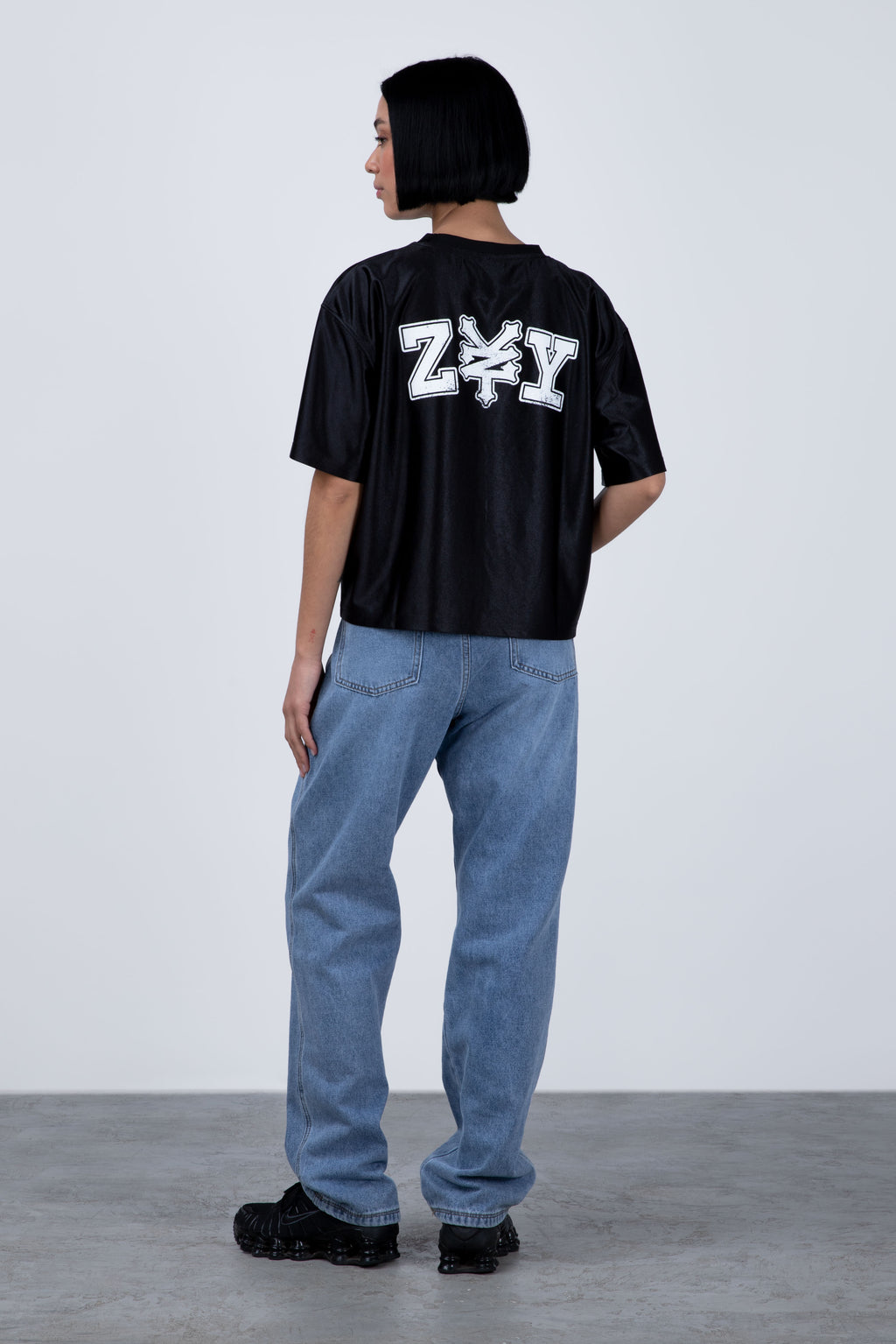 Polera Manga Corta Beast Negro