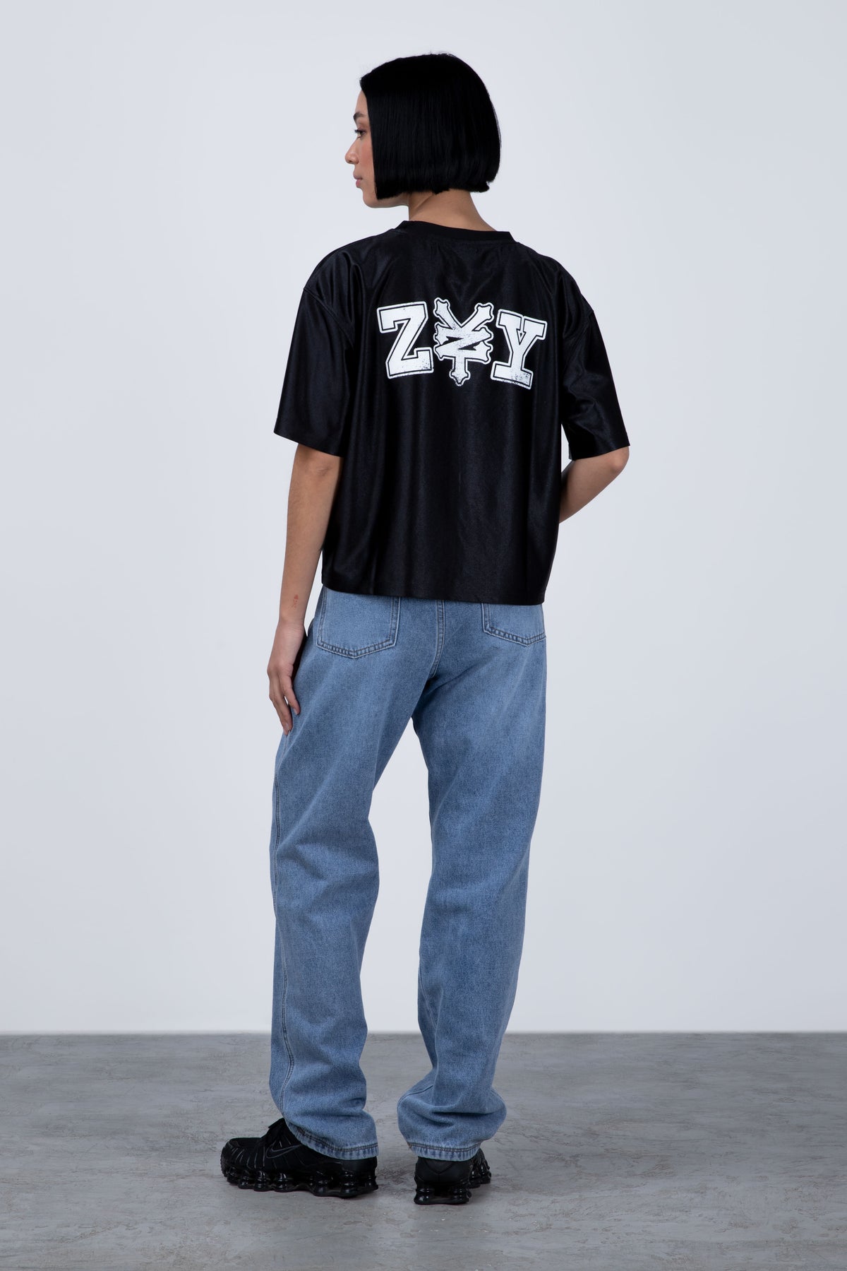 Polera Manga Corta Beast Negro