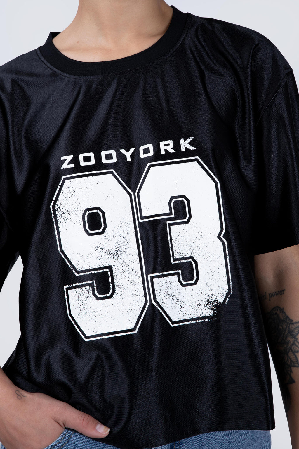Polera Manga Corta Beast Negro