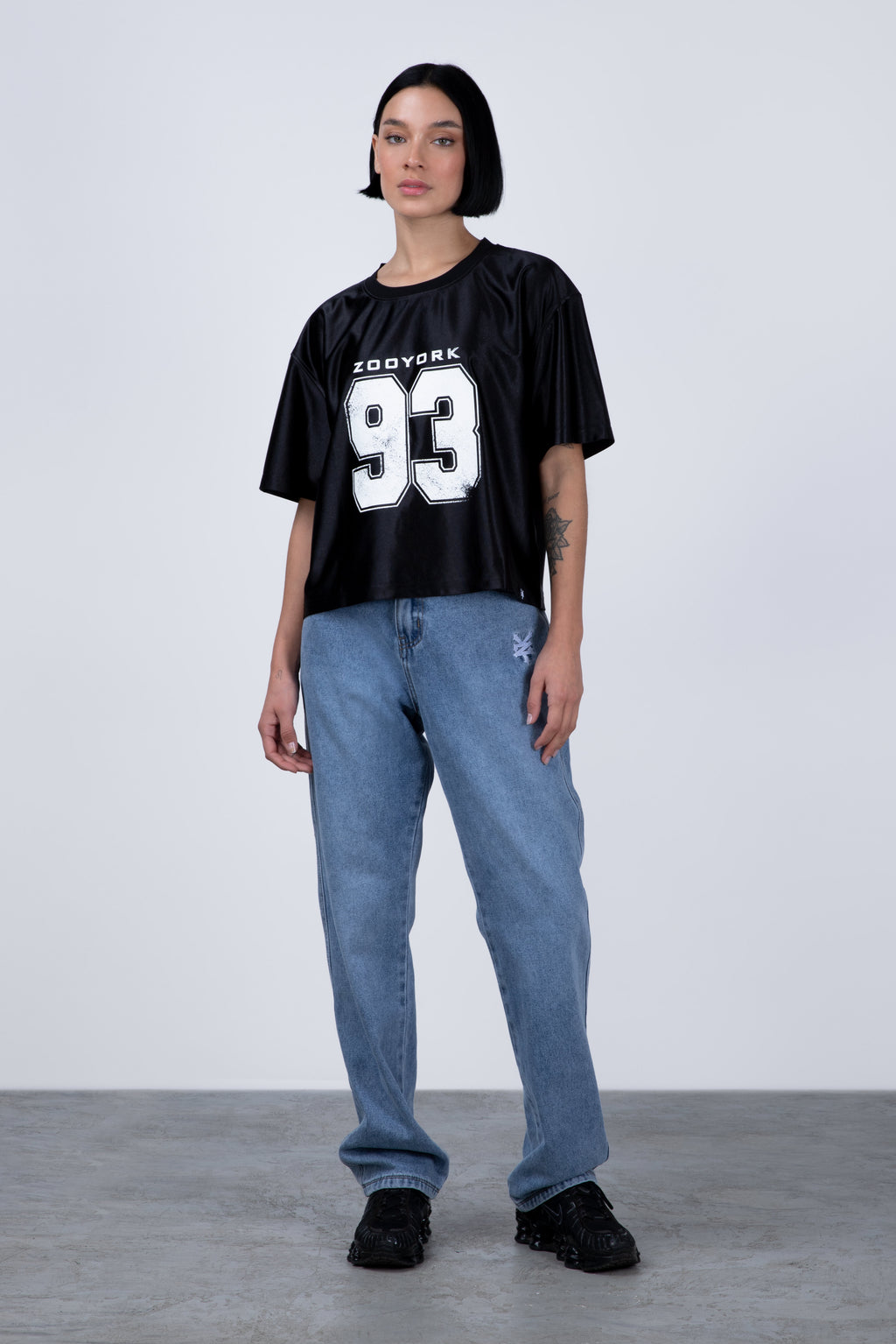 Polera Manga Corta Beast Negro