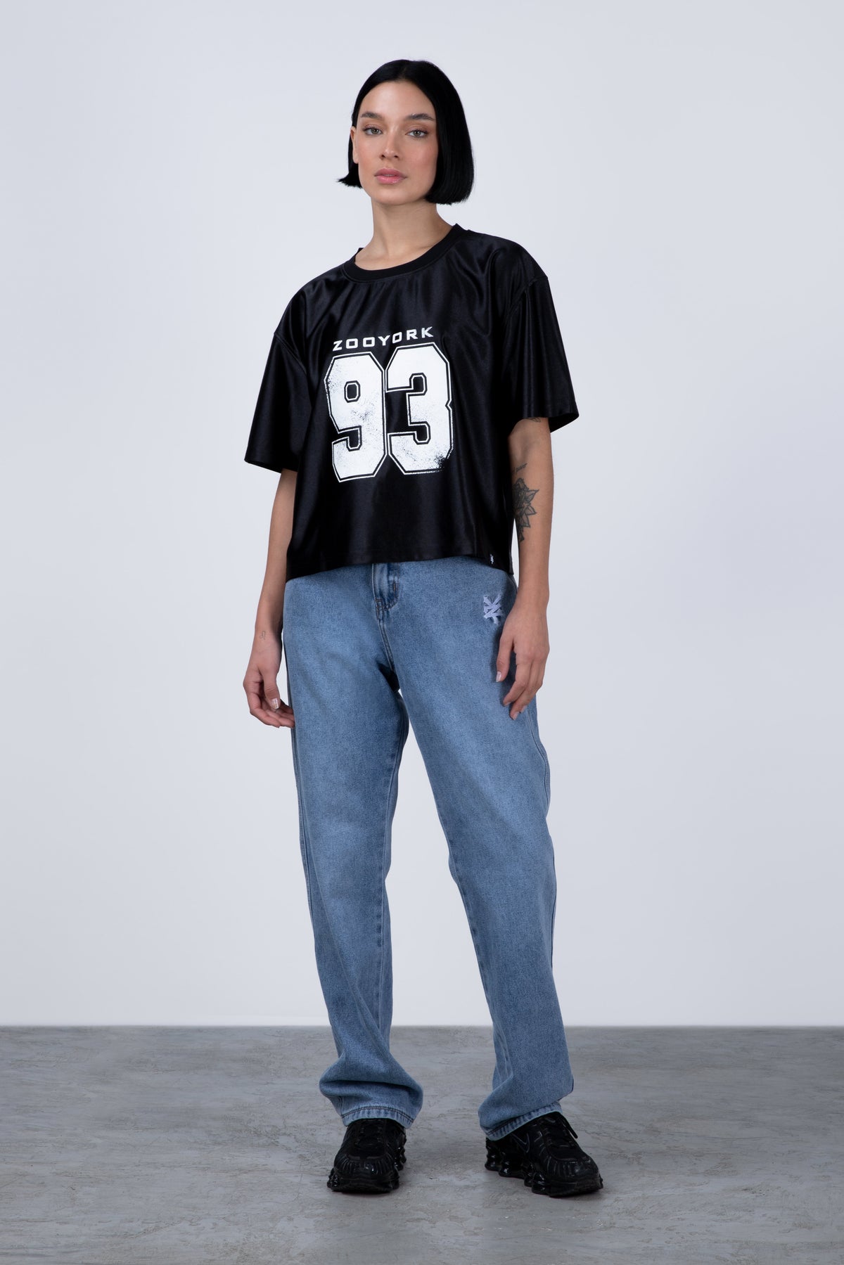 Polera Manga Corta Beast Negro