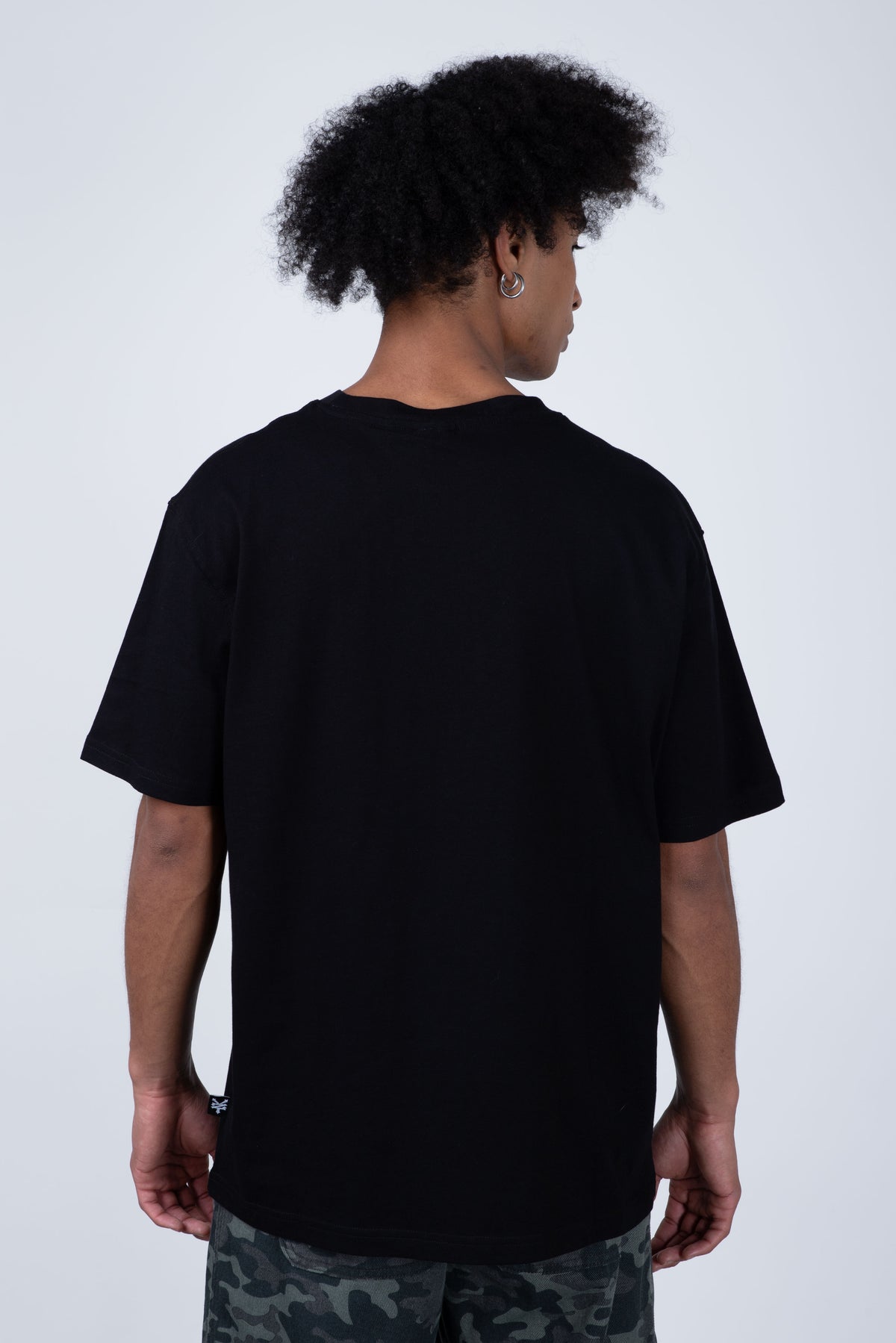Polera Manga Corta Original Outline Negro