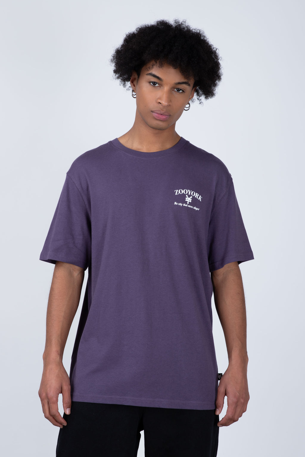 Polera Manga Corta Eclipse Morado