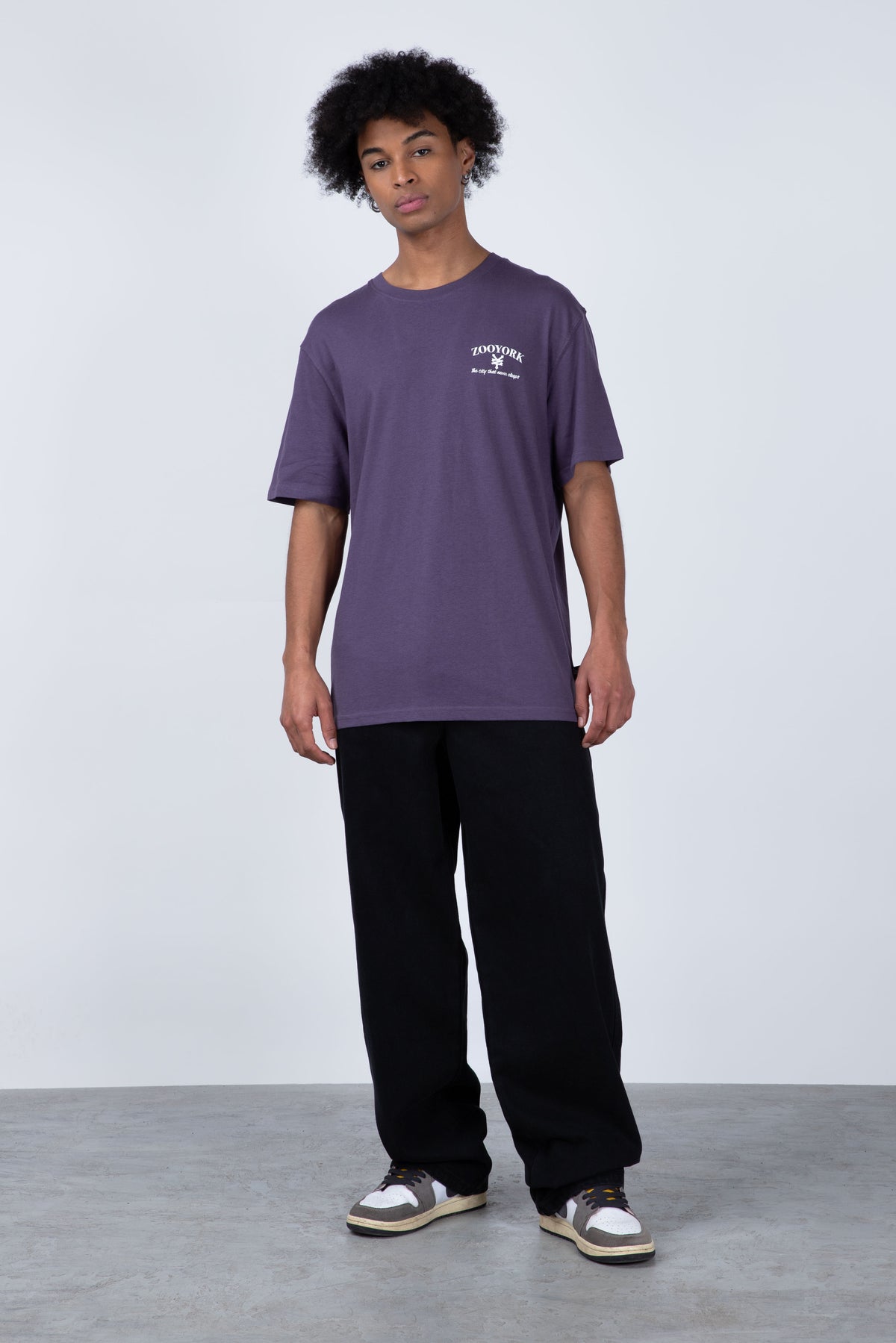 Polera Manga Corta Eclipse Morado