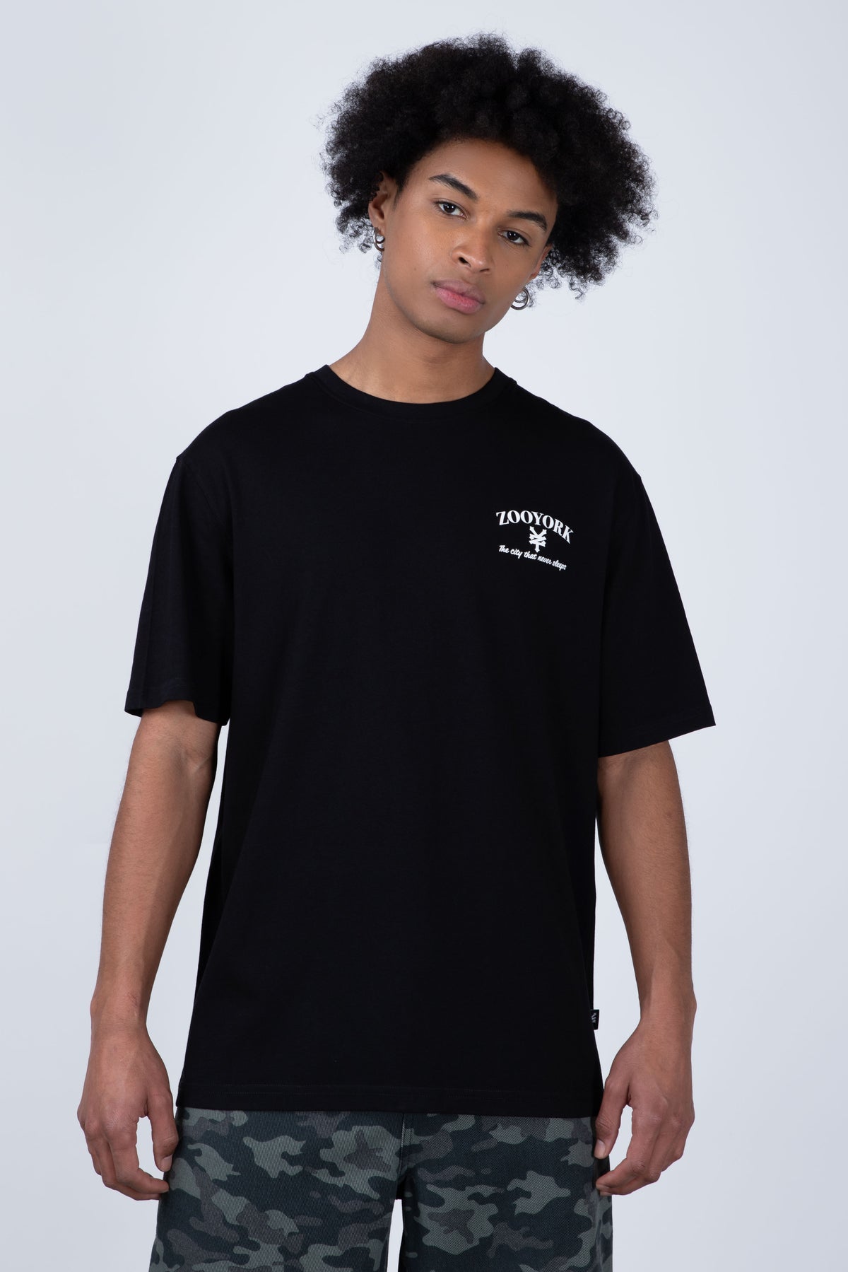 Polera Manga Corta Eclipse Negro