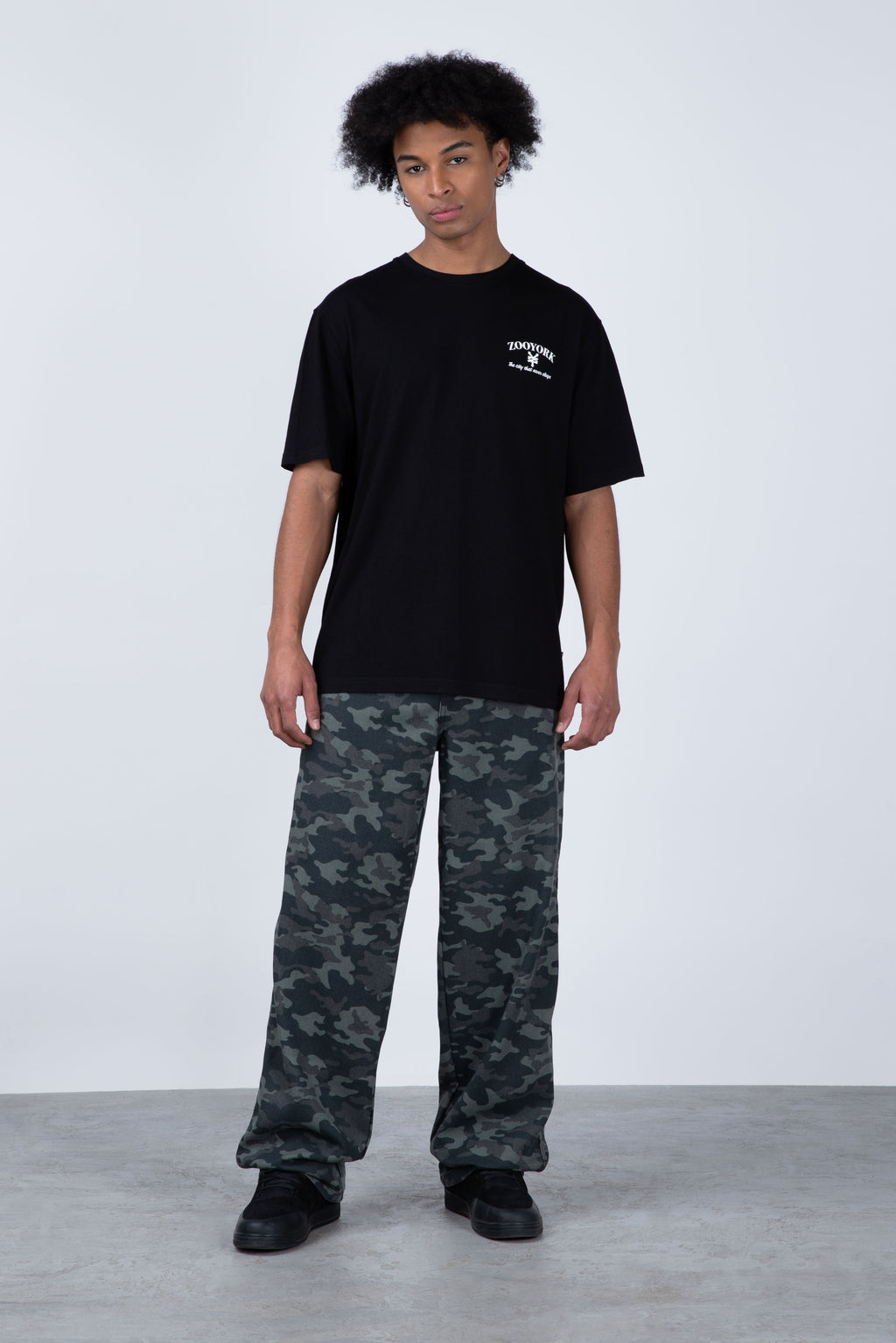Polera Manga Corta Eclipse Negro