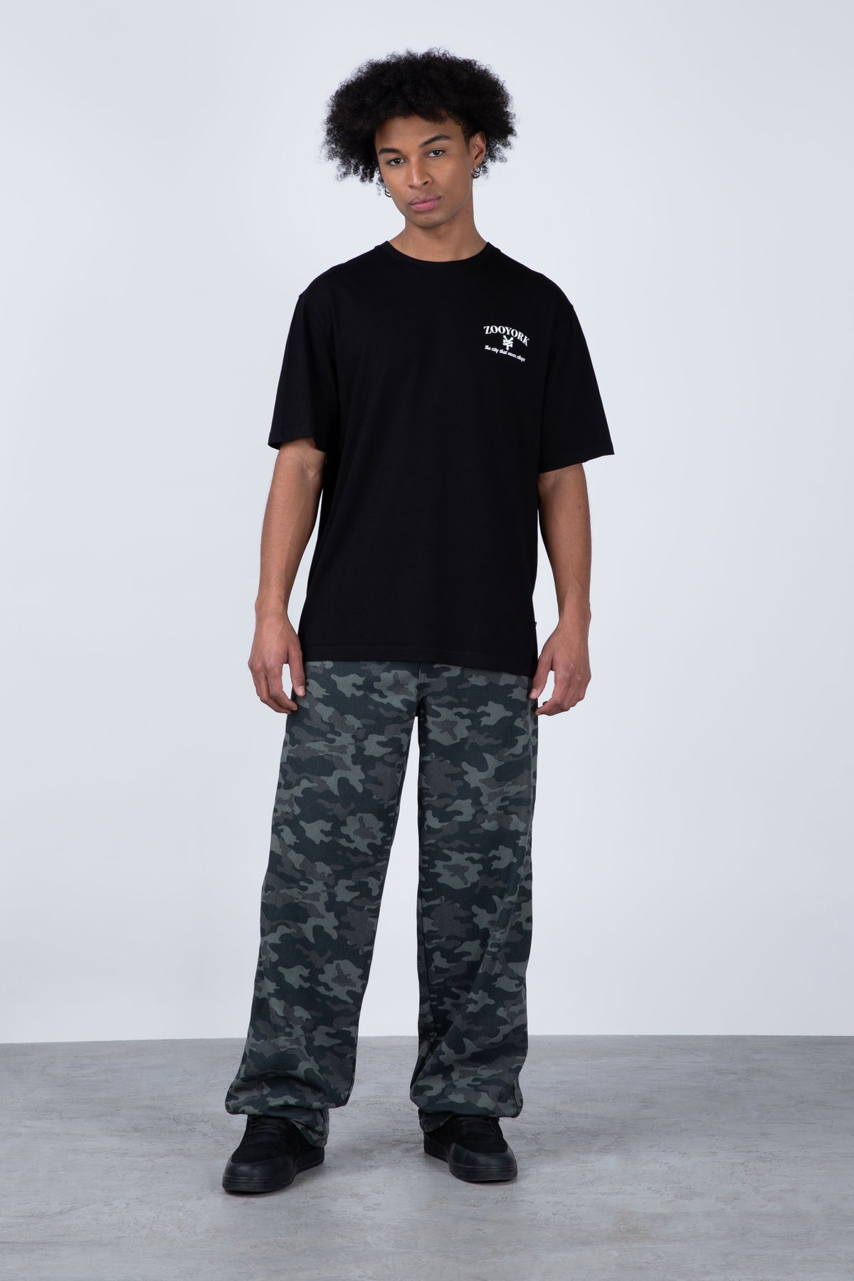 Polera Manga Corta Eclipse Negro