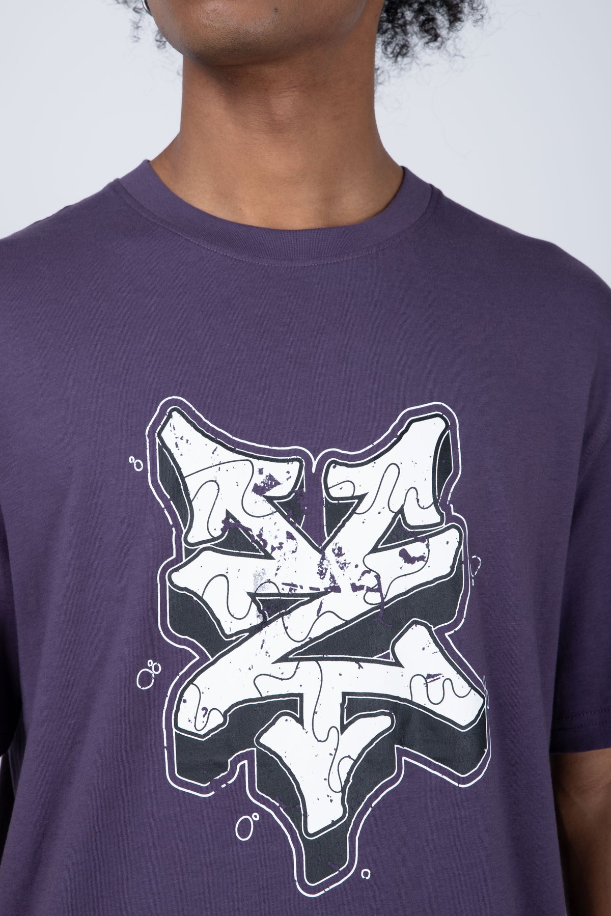 Polera Manga Corta Unbreakable Morado