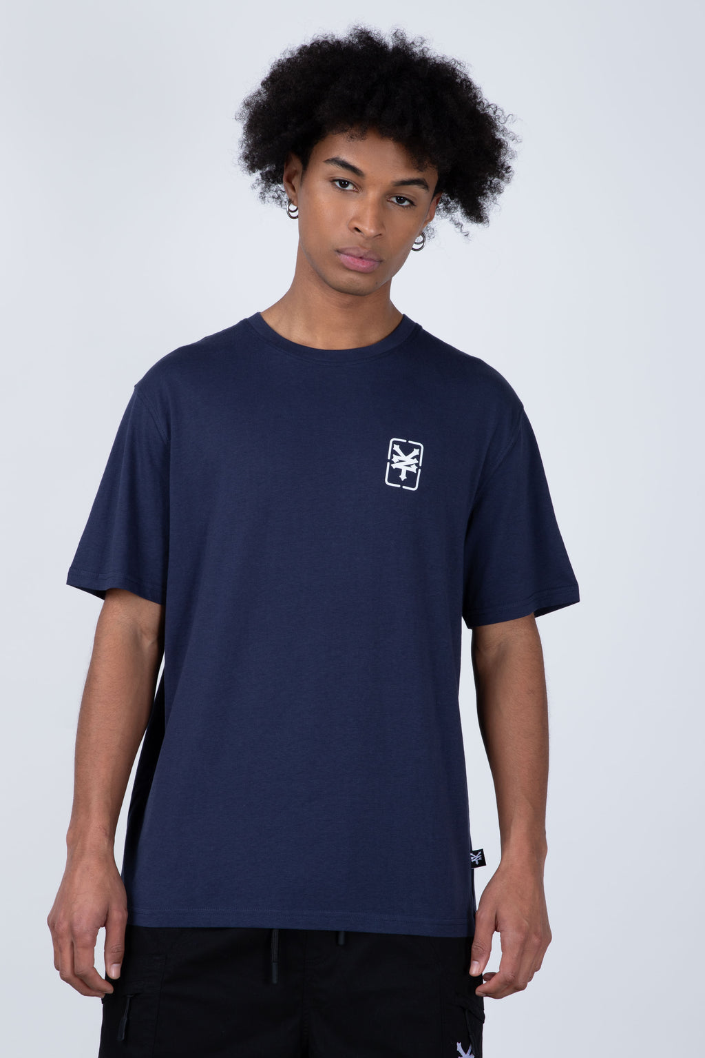 Polera Manga Corta Original Square Azul