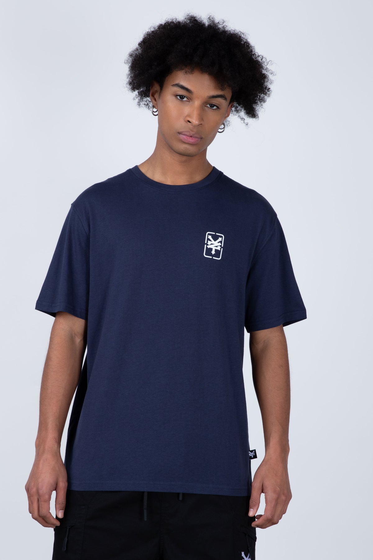 Polera Manga Corta Original Square Azul
