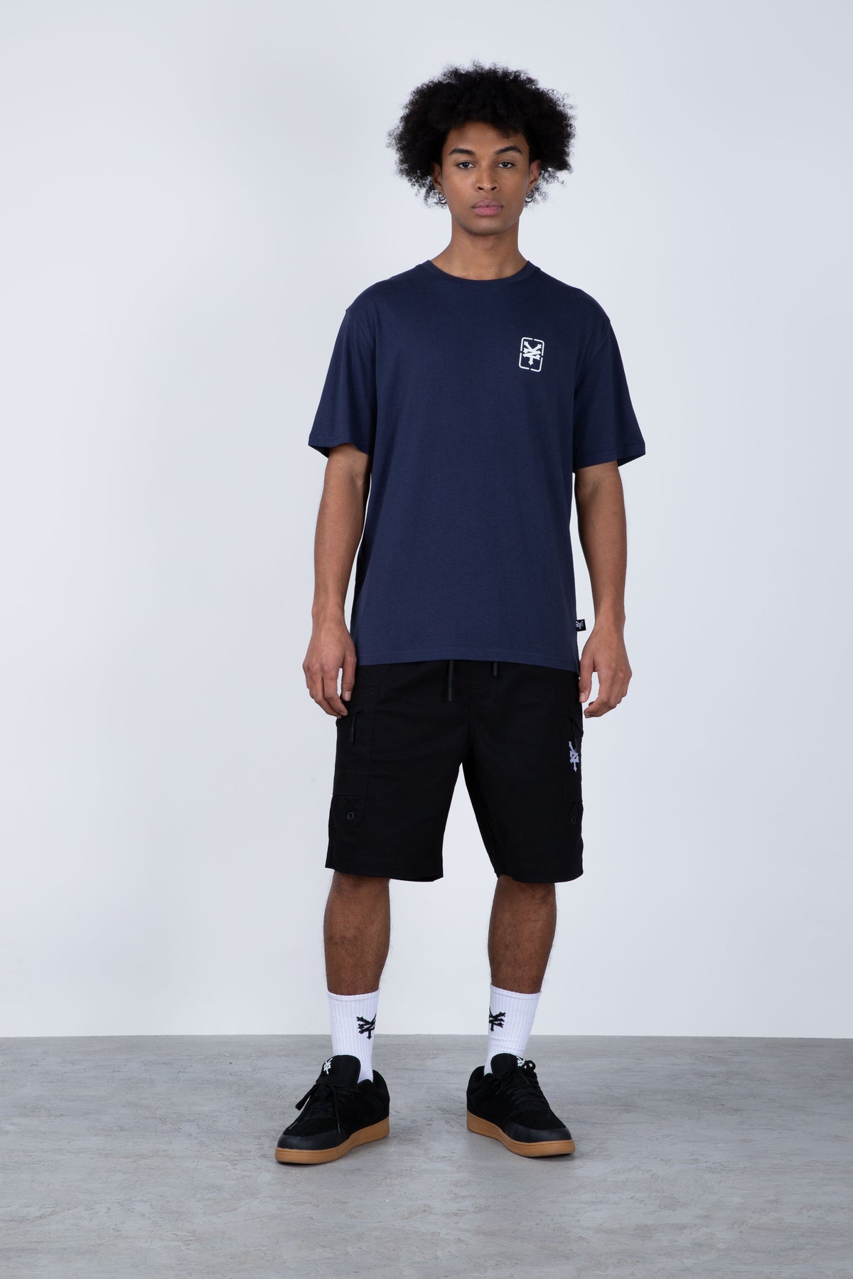 Polera Manga Corta Original Square Azul