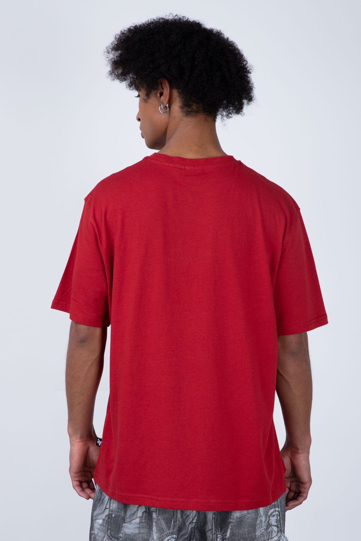 Polera Manga Corta Original Square Burdeo