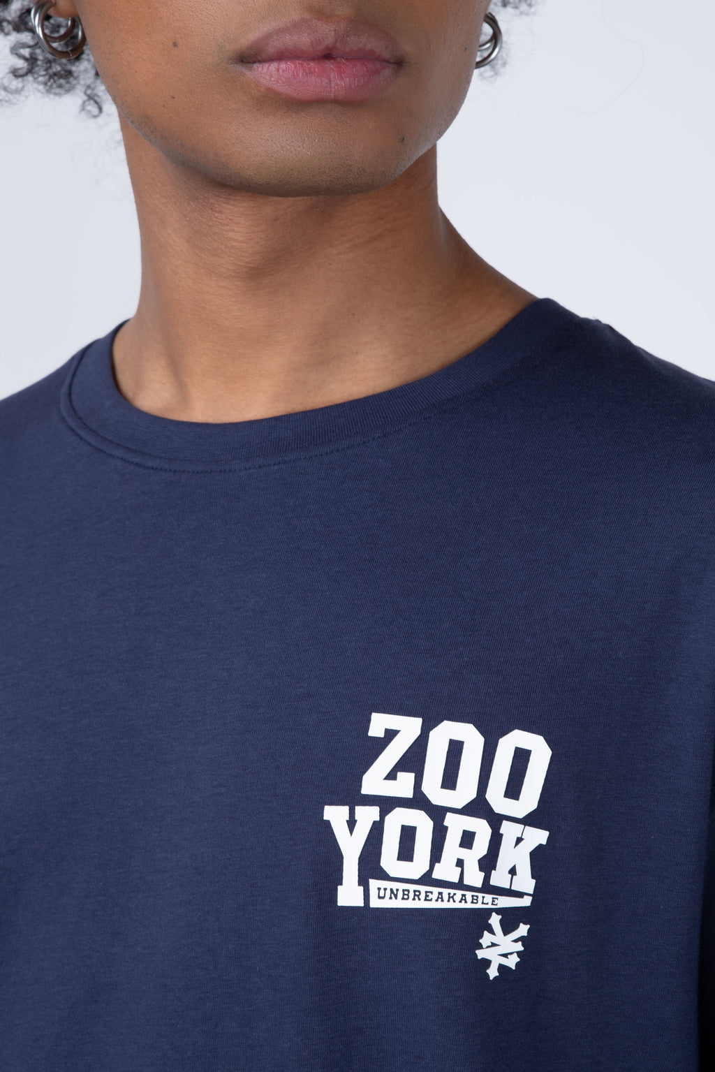 Polera Manga Corta Droptriad Azul