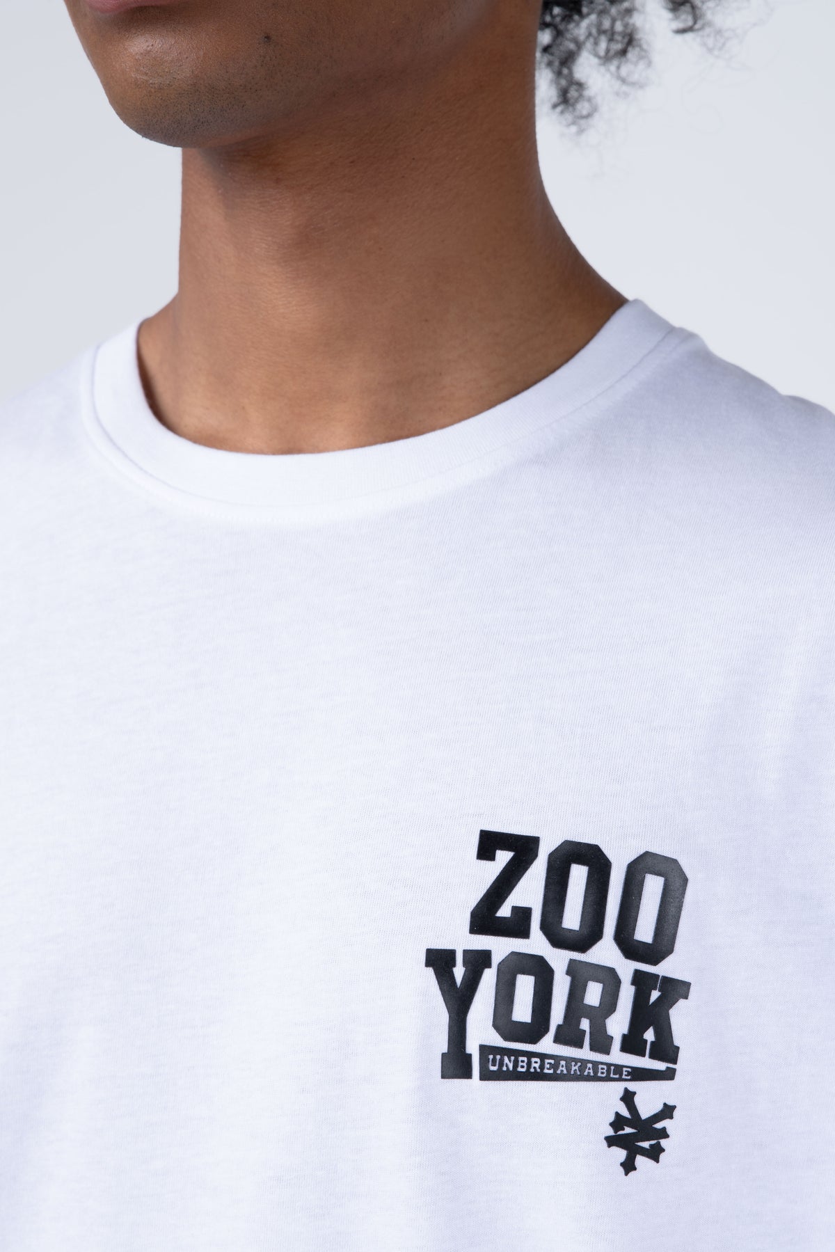 Polera Manga Corta Droptriad Blanco