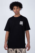 Polera Manga Corta Droptriad Negro