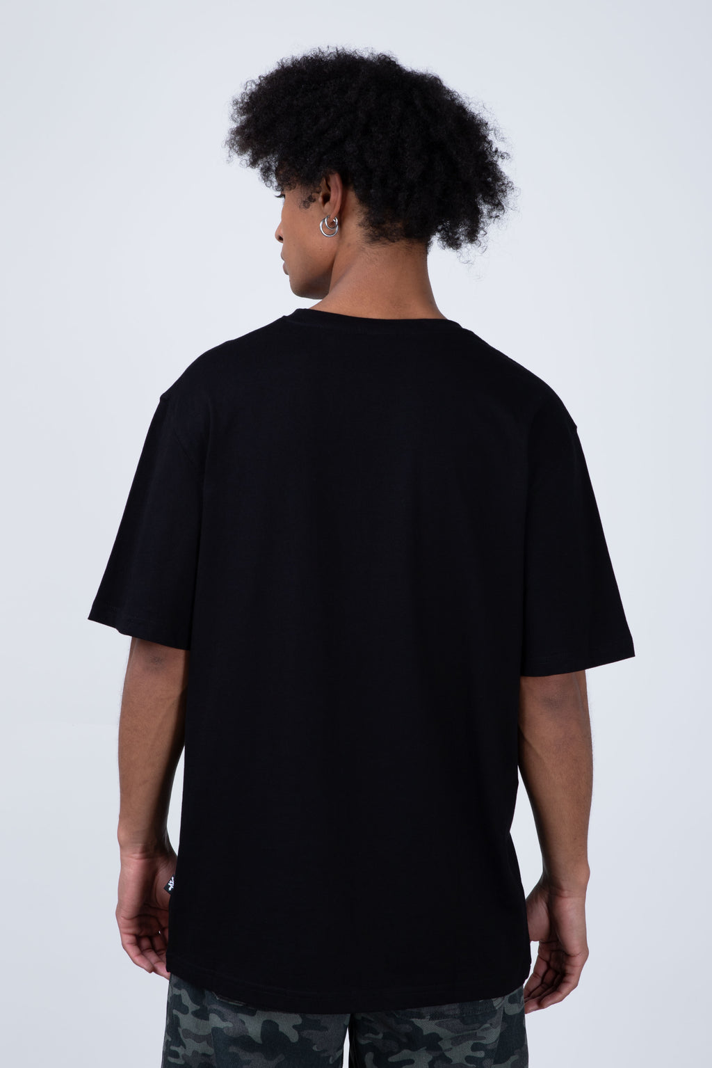 Polera Manga Corta Graff Negro