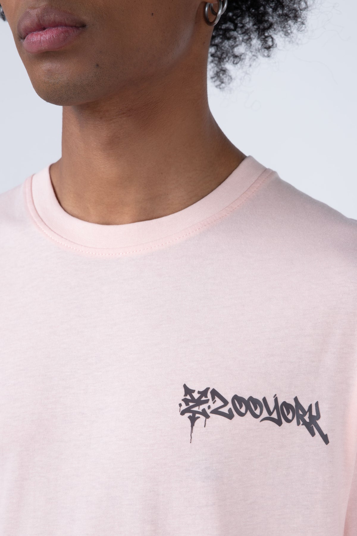 Polera Manga Corta Graff Rosado Nectar