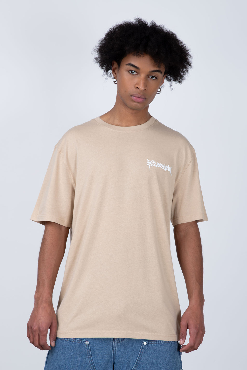 Polera Manga Corta Graff Café