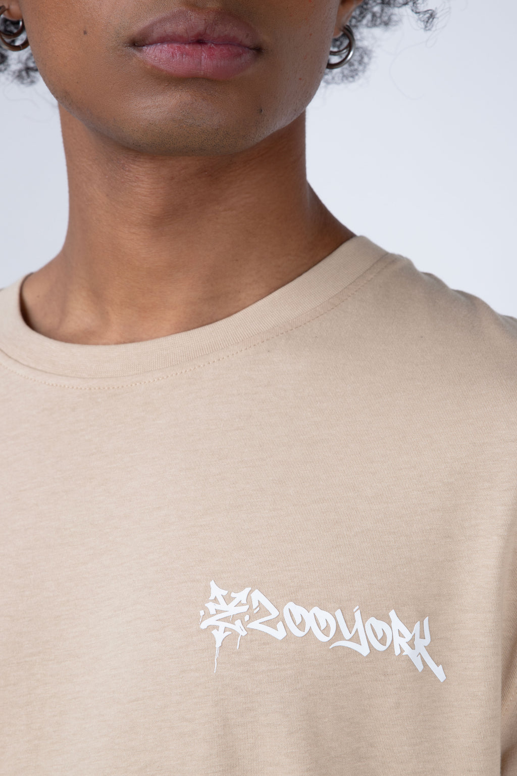 Polera Manga Corta Graff Café