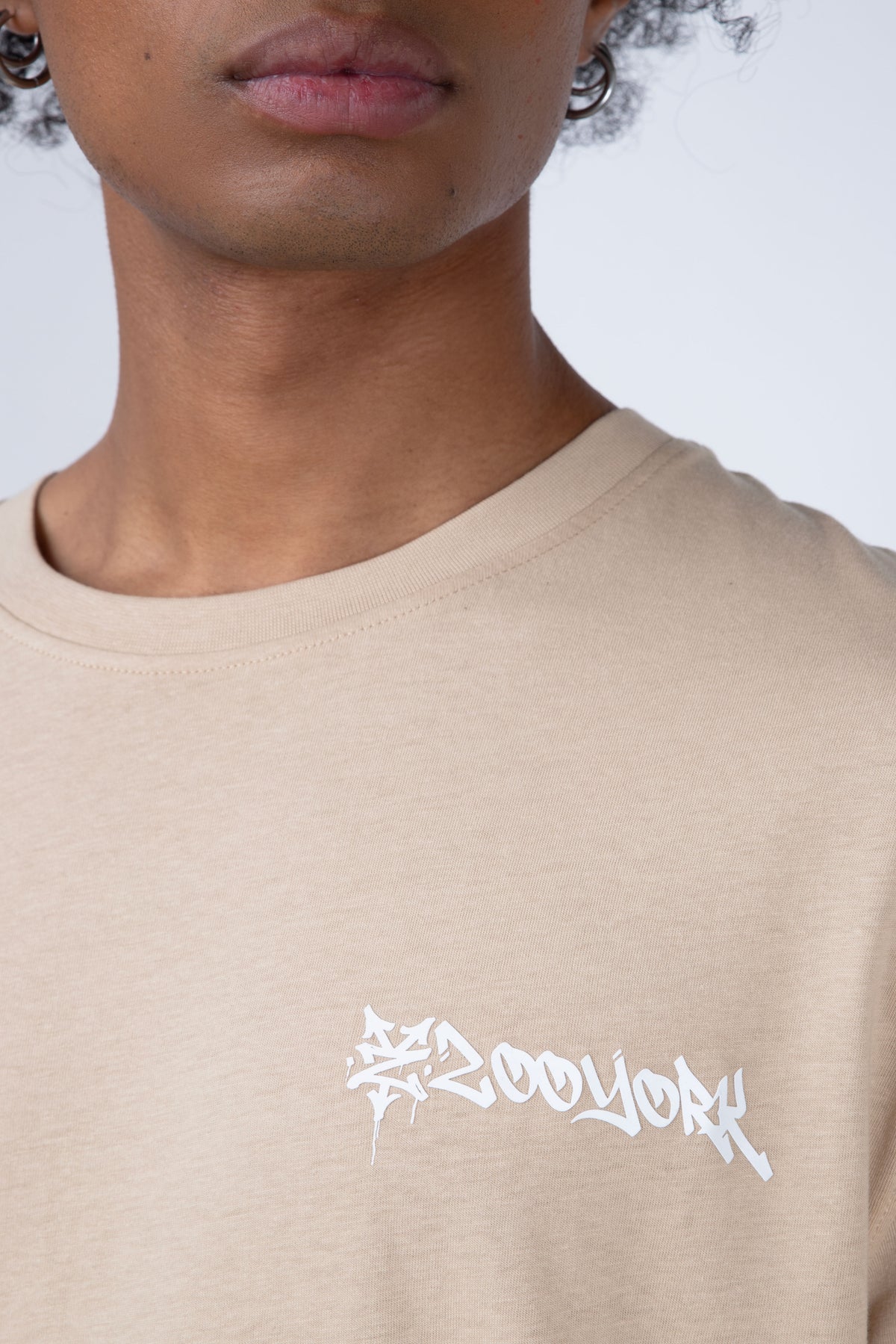 Polera Manga Corta Graff Café
