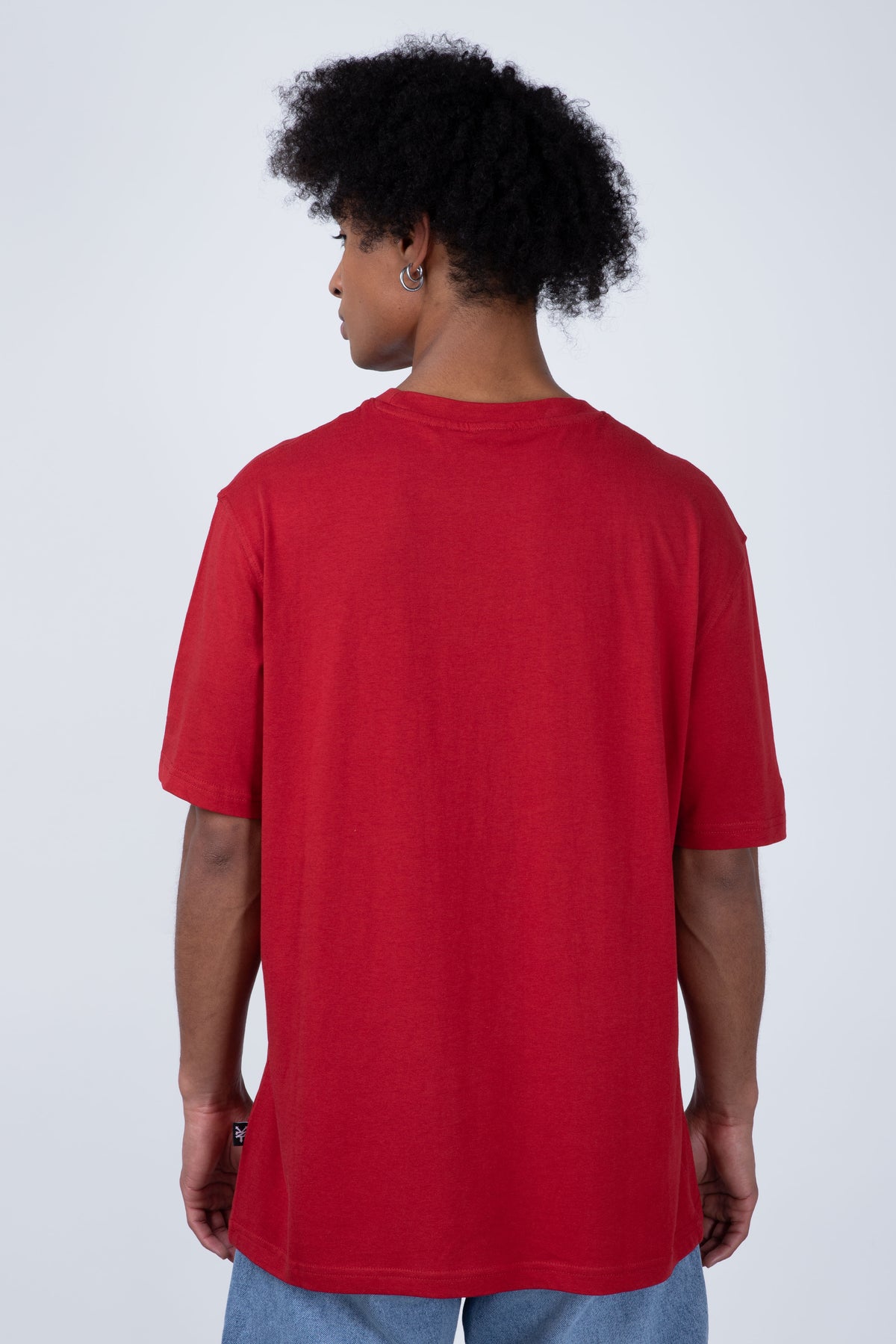 Polera Manga Corta Crackerstroke Burdeo